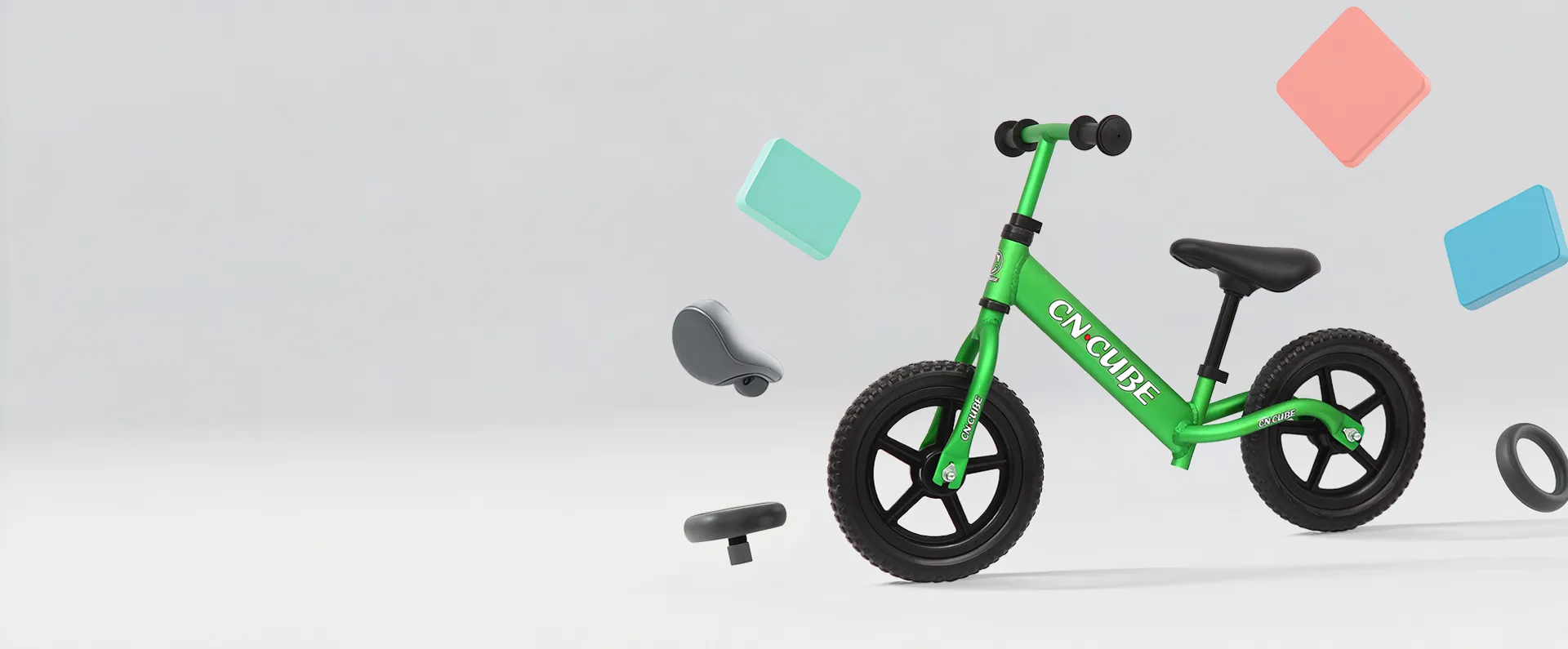 Vídeo de la bicicleta de equilibrio de aluminio 1214L