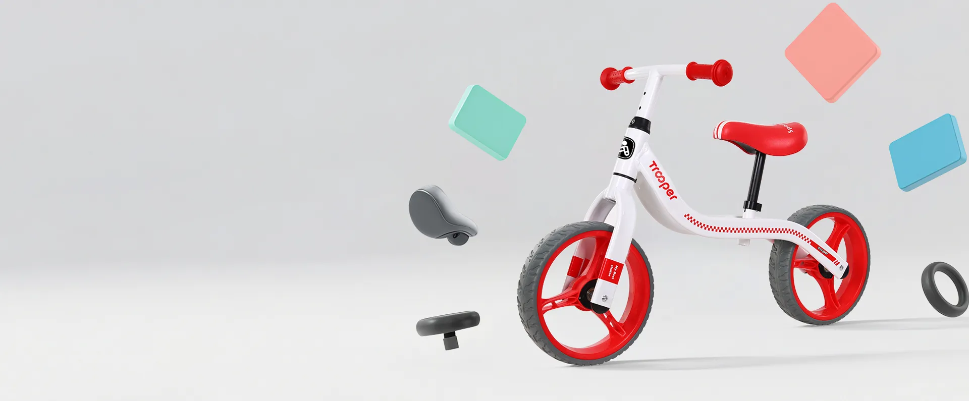 Vídeo de la bicicleta de equilibrio de aluminio 1232L