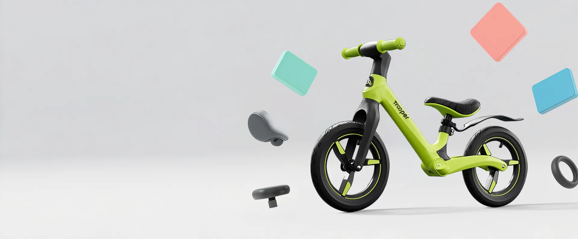 Video de 1263N Nylon Balance Bike