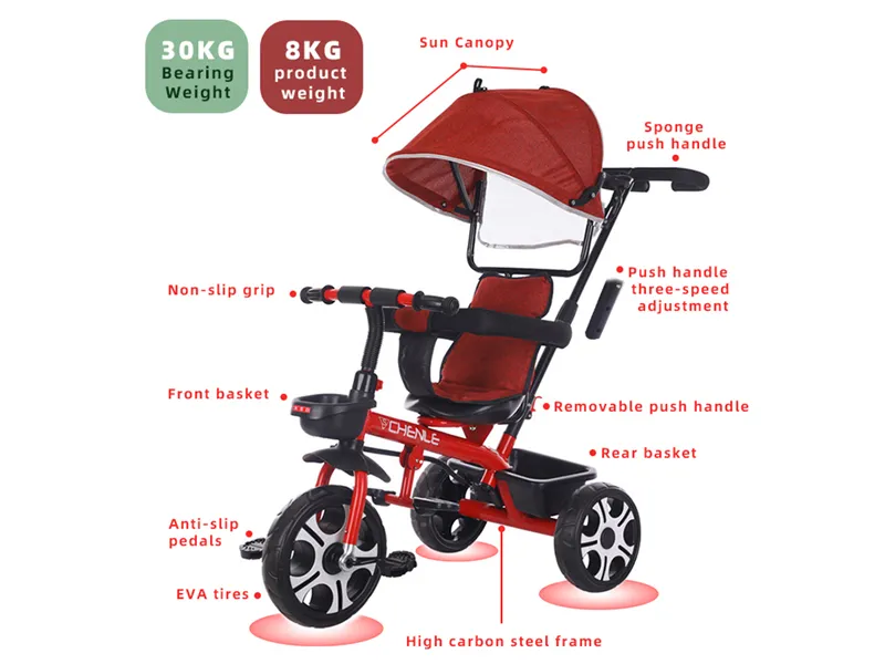 Cochecito triciclo XSD-11